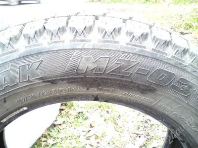 Лот: 539933. Фото: 1. резина bdidgestone mz-03 175/65r14. Шины