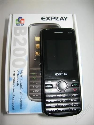 Лот: 1495653. Фото: 1. Сотовый телефон EXPLAY B-200... Кнопочные мобильные телефоны