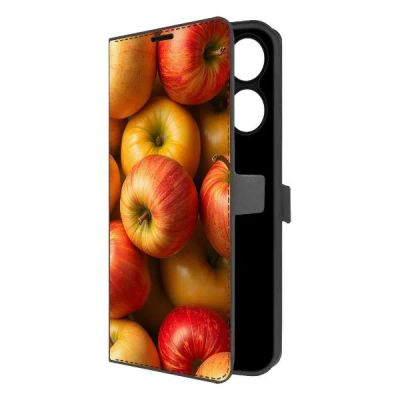 Лот: 25543020. Фото: 1. Чехол Krutoff Eco Book "Яблоки... Чехлы, бамперы