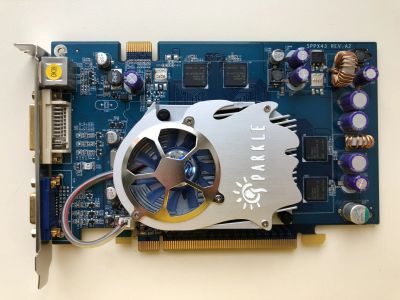 Лот: 19678044. Фото: 1. PCI-E 128Mb Sparkle GeForce 6600... Видеокарты