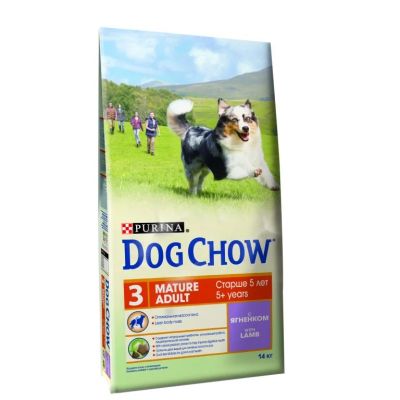 Лот: 12771315. Фото: 1. Dog Chow (Дог Чау) 14кг Ягненок... Корма