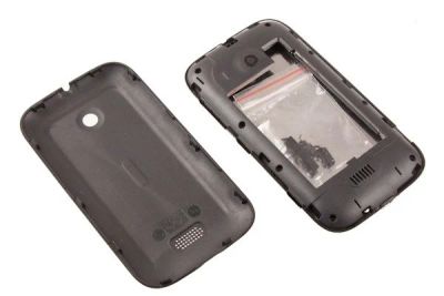 Лот: 12058064. Фото: 1. Корпус Nokia 510 Черный. Корпуса, клавиатуры, кнопки