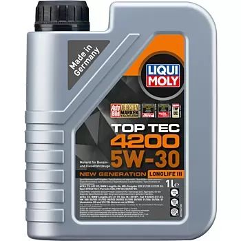 Лот: 20291687. Фото: 1. Liqui Moly Top Tec 4200 5W-30... Масла, жидкости