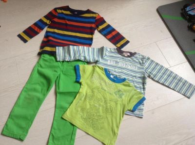 Лот: 5682448. Фото: 1. Набор одежды на 98 см H&M и Play... Рубашки, блузки, водолазки