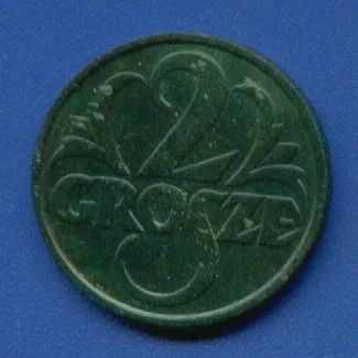 Лот: 9404852. Фото: 1. Польша 2 гроша 1928 (49). Европа