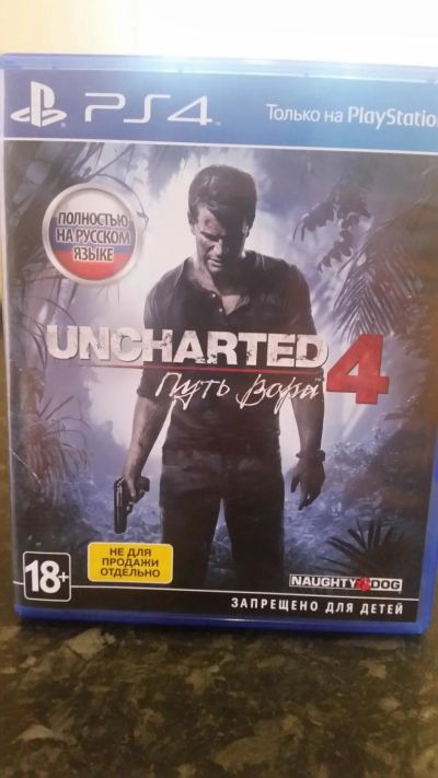 Лот: 9965381. Фото: 1. Uncharted 4: Путь вора PS4. Игры для консолей
