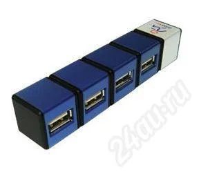 Лот: 673376. Фото: 1. Хаб USB вращающийся, UH-617, USB... Платы расширения, контроллеры, доп. порты