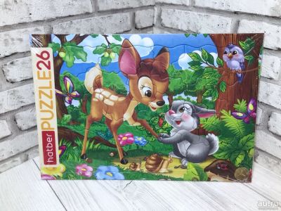 Лот: 14318459. Фото: 1. новые . hatber пазлы "Олененок... Пазлы