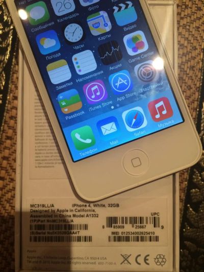 Лот: 6334072. Фото: 1. Сотовый телефон Apple Iphone 4... Смартфоны