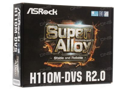 Лот: 9606164. Фото: 1. Материнская плата AsROCK H110M-DVS... Материнские платы