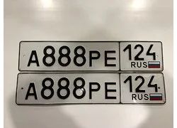 Лот: 18299880. Фото: 1. гос номер А 888 РЕ124. Госномера