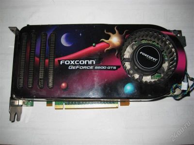 Лот: 2390801. Фото: 1. Foxconn GeForce 8800 GTS (артефакты... Видеокарты