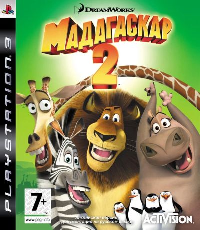 Лот: 3577485. Фото: 1. Мадагаскар 2 (PS3). Игры для консолей