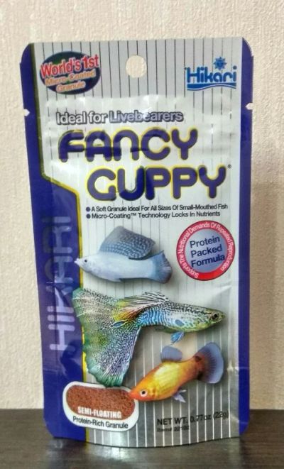 Лот: 10965418. Фото: 1. Корм для рыб Hikari Fancy Guppy. Корма