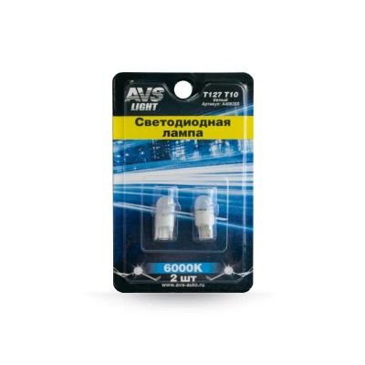 Лот: 20584497. Фото: 1. T127 T10/белый/ (W2.1x9.5D) 1SMD... Оптика и освещение