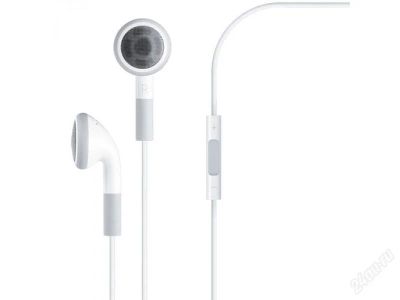 Лот: 960051. Фото: 1. Apple Earphones with Remote and... Красноярск