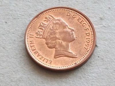 Лот: 19007774. Фото: 1. Монета 1 пенни Великобритания... Великобритания и острова
