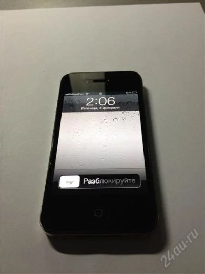 Лот: 1523004. Фото: 1. iPhone 4 32GB, Black, Neverlock... Смартфоны
