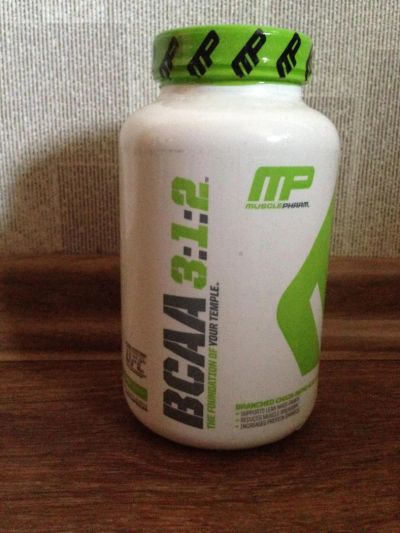Лот: 4229425. Фото: 1. MusclePharm BCAA`S 240 caps от... Спортивное питание, витамины