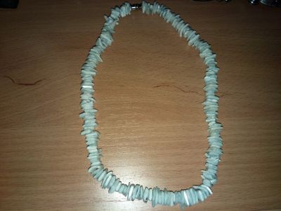 Лот: 13065839. Фото: 1. бусы из голубых ракушек. Бусы