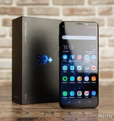 Лот: 12731101. Фото: 1. Samsung Galaxy S9+. Черный бриллиант... Смартфоны