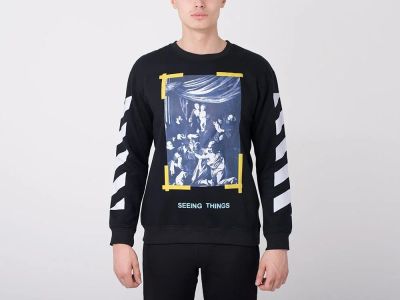 Лот: 16825130. Фото: 1. Свитшот OFF-WHITE (15834). Свитеры, толстовки, худи