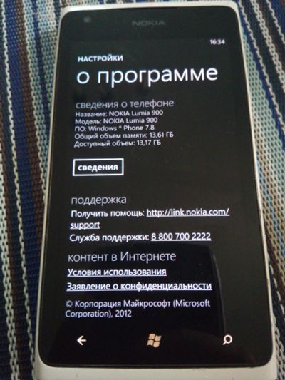 Лот: 16064164. Фото: 1. Nokia Lumia 900. Смартфоны