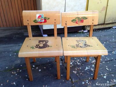 Лот: 4346694. Фото: 1. Стулья детские 2. Столики, стулья, парты