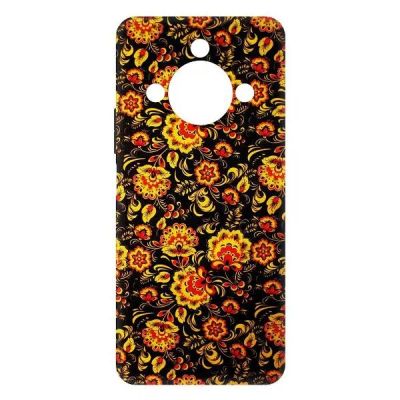 Лот: 25086106. Фото: 1. Чехол Krutoff Soft Case "Хохлома... Чехлы, бамперы