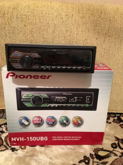 Лот: 10522448. Фото: 1. автомагнитола Pioneer MVH-150UBG. Автомагнитолы