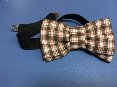 Лот: 6777521. Фото: 1. Галстук-бабочка в клетку. Галстуки