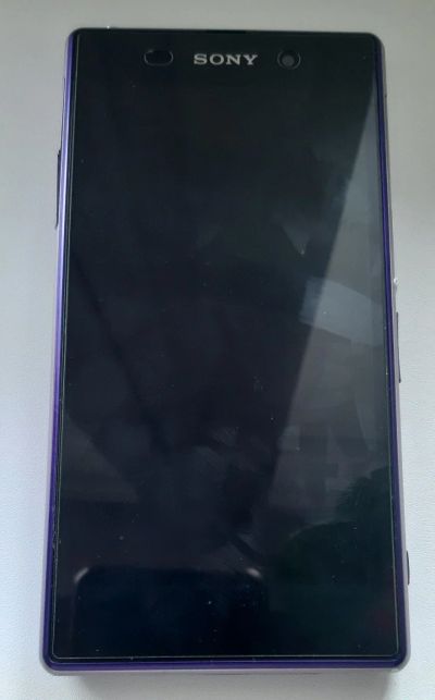 Лот: 17424450. Фото: 1. Смартфон sony z1 фиолетовый. Смартфоны