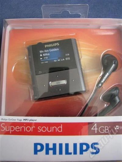 Лот: 472932. Фото: 1. Philips MP3-плеер GoGear RaGa... Плееры