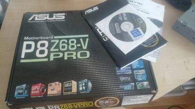 Лот: 16221091. Фото: 1. материнская плата Asus P8Z68-Vpro. Материнские платы