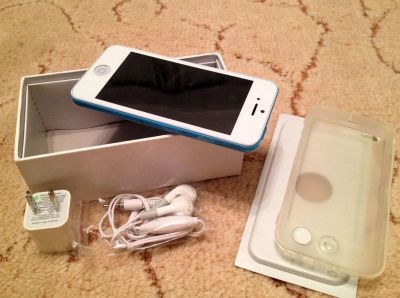 Лот: 3942938. Фото: 1. Apple Iphone 5c (Blue) ОБМЕН... Смартфоны