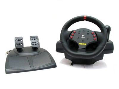 Лот: 5486737. Фото: 1. Руль для компьютера Logitech MOMO... Рули, джойстики