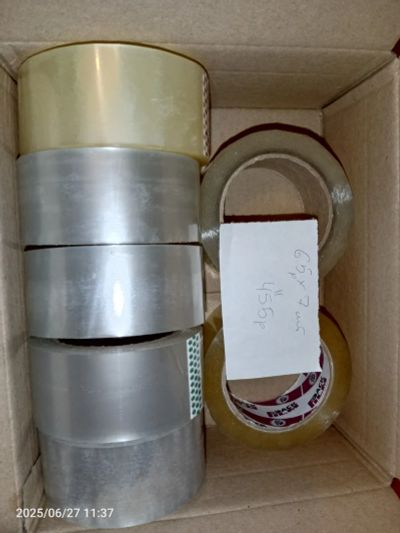 Лот: 21431145. Фото: 1. Скотч 120м 8 штук , цена за все. Другое (хозтовары)