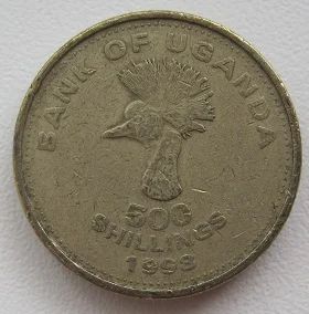 Лот: 11795898. Фото: 1. Уганда 500 шиллингов 1998. Африка