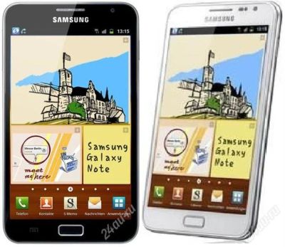 Лот: 1452197. Фото: 1. Samsung Galaxy Note N7000 Белый... Смартфоны