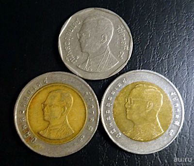 Лот: 16738431. Фото: 1. Тайланд. 5 и 10 бат разных лет... Наборы монет