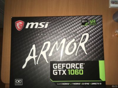 Лот: 13413350. Фото: 1. MSI nVidia GeForce GTX 1060 6GB. Видеокарты