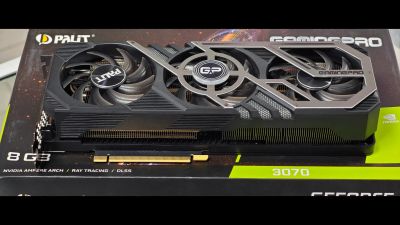 Лот: 25068879. Фото: 1. Видеокарта PALIT RTX 3070 Gaming... Видеокарты