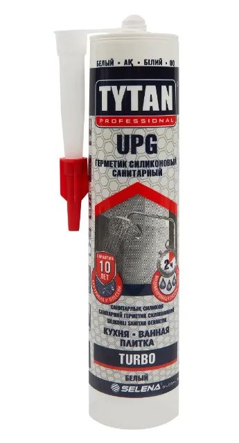 Лот: 20334525. Фото: 1. Герметик Tytan Professional санитарный... Клеи, герметики, пена монтажная, клейкие ленты