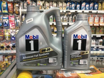 Лот: 17787835. Фото: 1. Масло моторное Mobil 1 0W-20 SN... Масла, жидкости