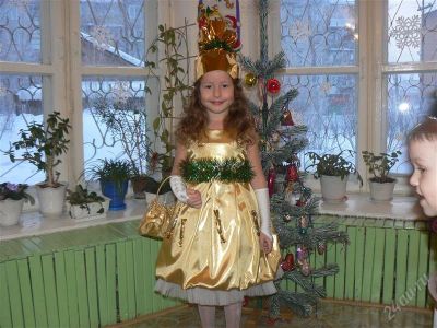 Лот: 2371583. Фото: 1. Платье золотое. Платья, сарафаны