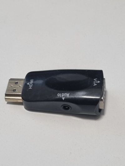 Лот: 20931569. Фото: 1. переходник адаптер VGA-HDMI с... Шлейфы, кабели, переходники