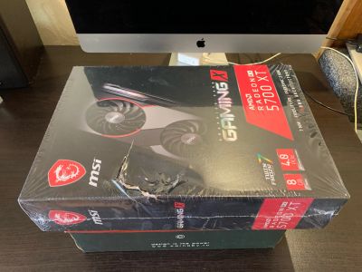 Лот: 16747016. Фото: 1. MSI RX5700XT Gaming X новая запечатанна... Видеокарты