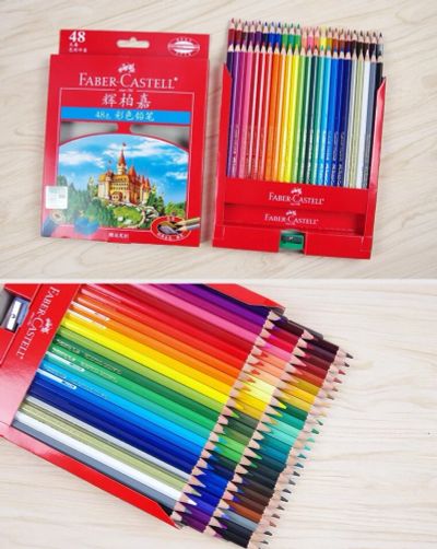 Лот: 10240988. Фото: 1. Набор цветных карандашей Faber... Краски, карандаши, мелки