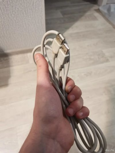 Лот: 18267074. Фото: 1. Кабель удлинительный USB - USB... Шлейфы, кабели, переходники