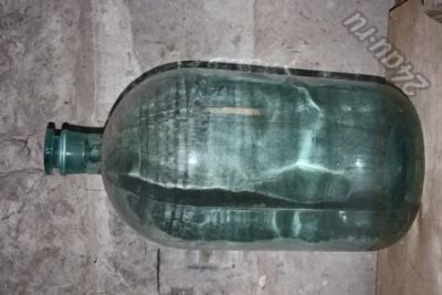 Лот: 5546426. Фото: 1. Бутыль 20 литров со стеклянной... Другое (посуда, кухонная утварь)